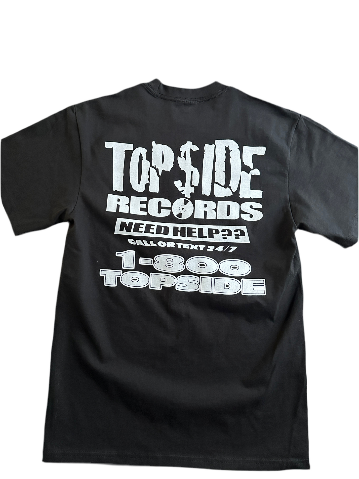 Top$ide Records limited collectible tee