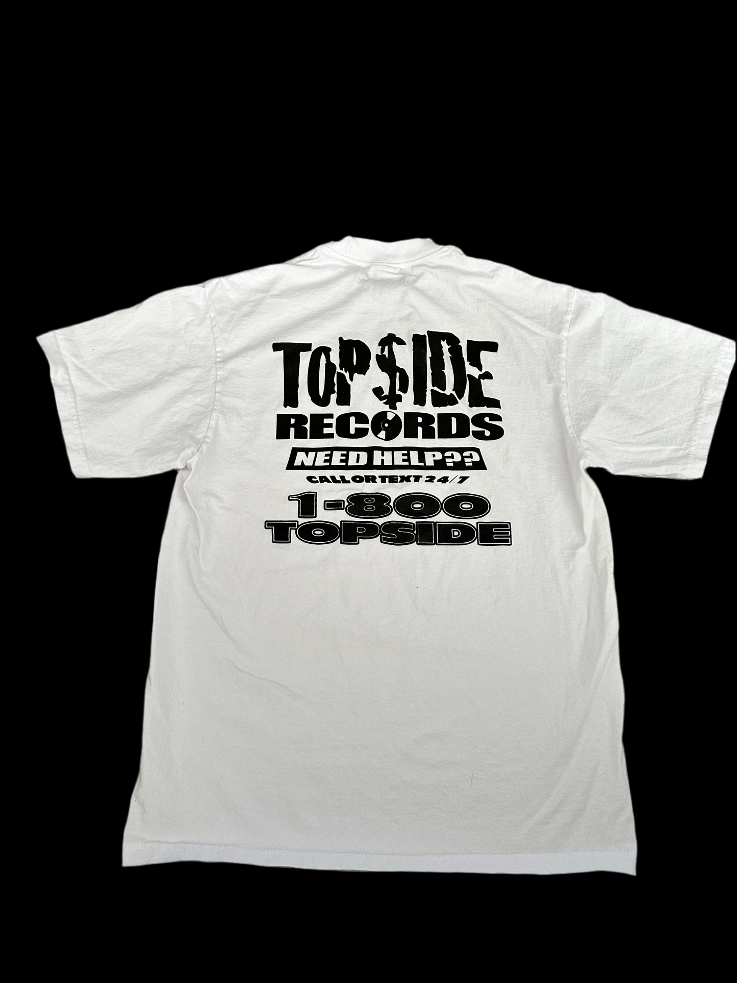 Top$ide Records limited collectible tee